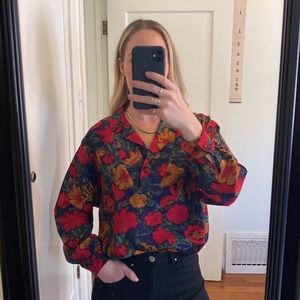 Vintage floral blouse